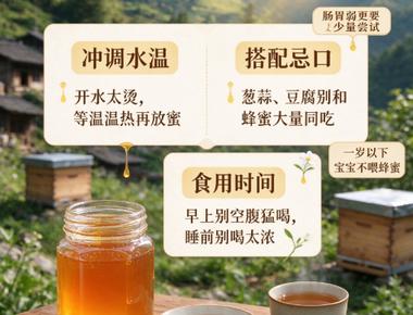 高山蜂蜜食用禁忌｜搭配相克食材和食用时间注意事项