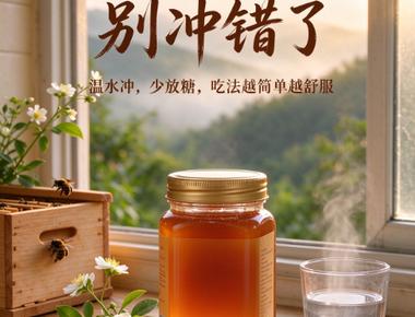 蜂蜜日常简易吃法 冲水搭配便捷食用方式