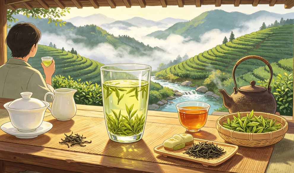 山泉水、绿茶与红茶的日常心境0.png