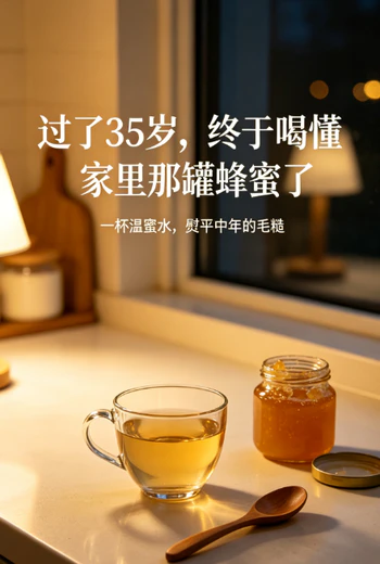 喝蜂蜜的好处与功效｜一杯温蜜水，熨平中年的毛糙