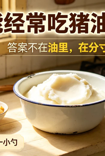 能经常吃猪油吗？猪油怎么吃才健康｜真实生活感悟