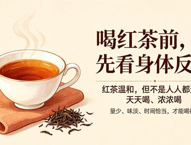 十种人不宜喝红茶，喝红茶的禁忌人群和注意事项