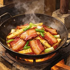 马边腊肉家常做法｜竹笋烧腊肉地道菜谱分享，腊肉预处理和竹笋去涩技巧一次