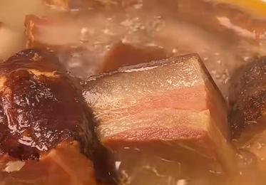 腊肉蒸煮